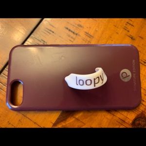 Loopy iPhone 7 case in Wine color